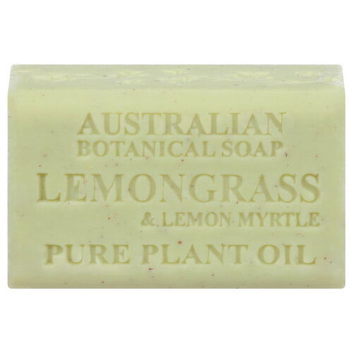 Australian Botanical Soap Soap, Lemongrass with Lemon Myrtle