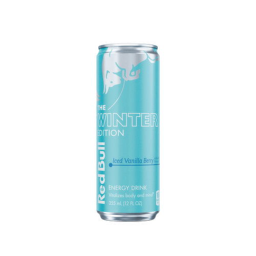 Red Bull Winter Edition Energy Drink Iced Vanilla Berry