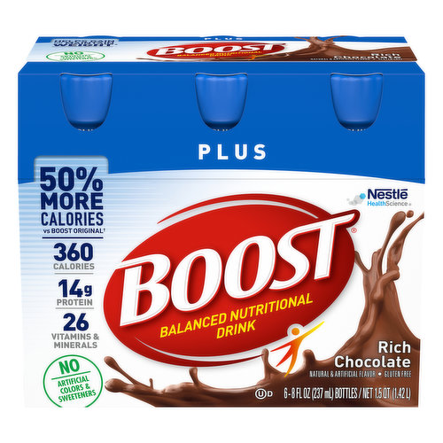 Boost Nutritional Drink, Rich Chocolate, Balanced