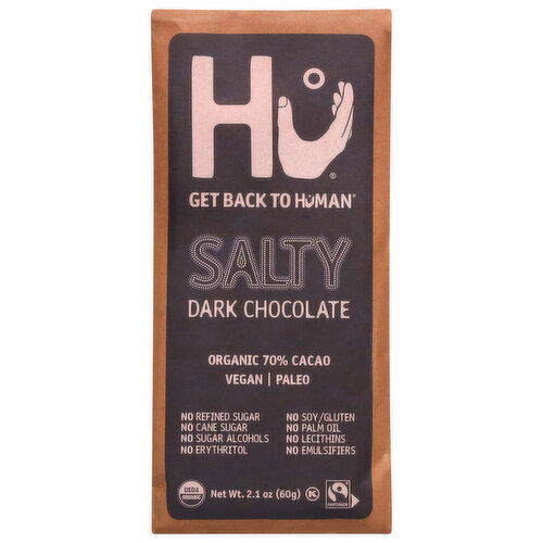 Hu Organic 70% Cacao Salty Dark Chocolate