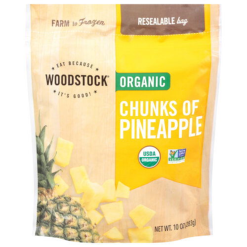 Woodstock Organic Chunk Pineapple
