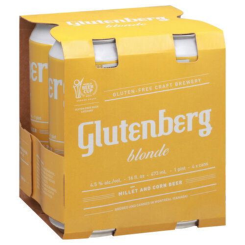 Glutenberg Beer, Blonde