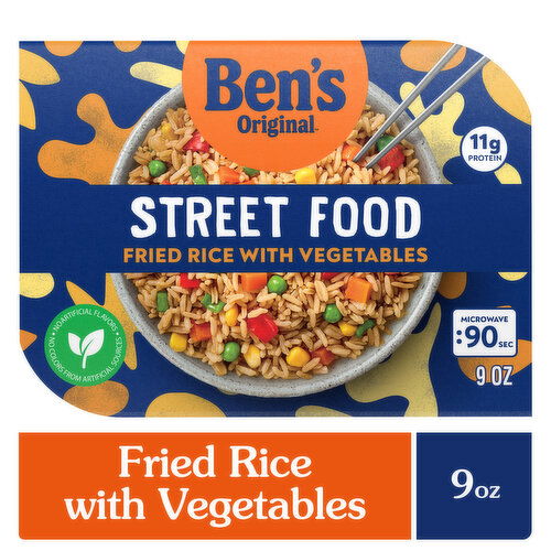 Ben's Original Fried Rice, with Vegetables, Street Food