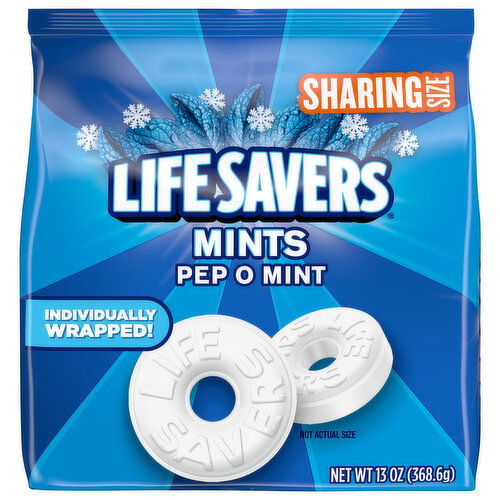 Life Savers Mints, Pep O Mint, Sharing Size