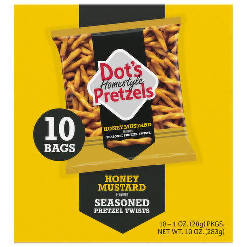 Dot's Homestyle Pretzels Pretzel Twists, Seasoned, Honey Mustard Flavored