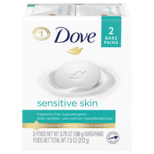 Dove Beauty Bar, Sensitive Skin