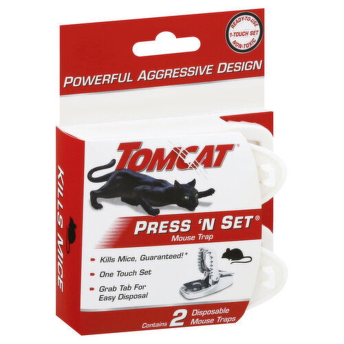 Tomcat Mouse Traps, Press 'N Set