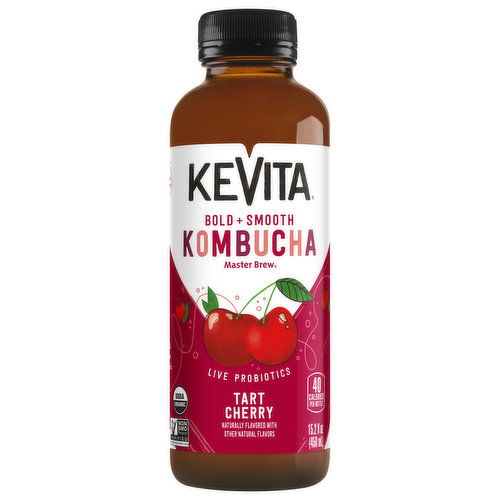 KeVita Kombucha, Tart Cherry, Master Brew