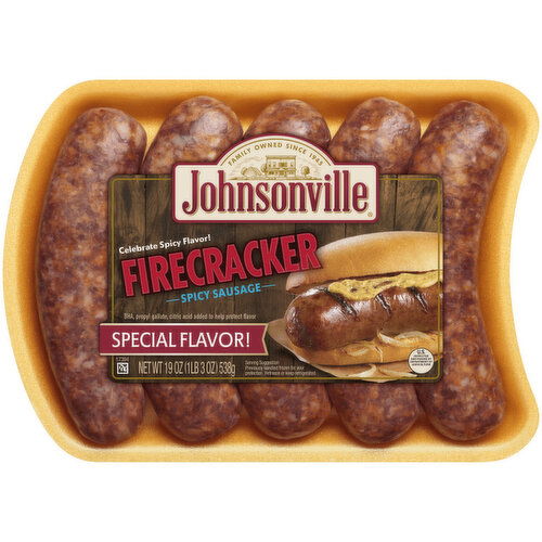 Johnsonville Sausage, Firecracker, Spicy