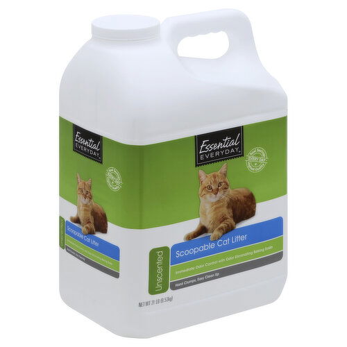 Essential Everyday Cat Litter, Scoopable, Unscented