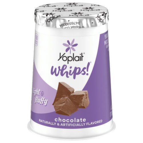 Yoplait Whips! Yogurt Mousse, Chocolate