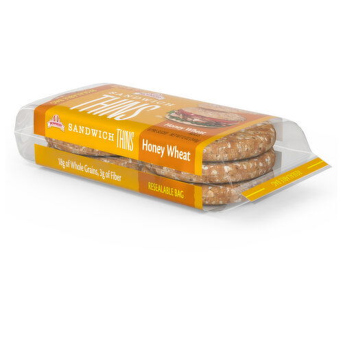 Brownberry Sandwich Thins Sliced Sandwich Thins, 6 count, 12 oz