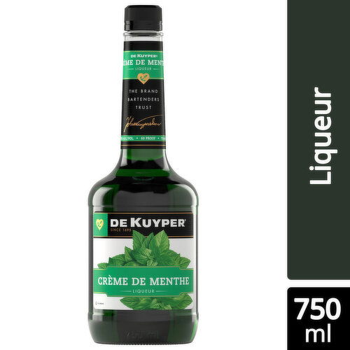 DeKuyper Creme de Menthe Green Liqueur