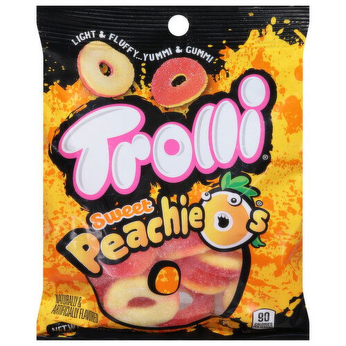 Trolli Candy, Gummi, Sweet Peachieos