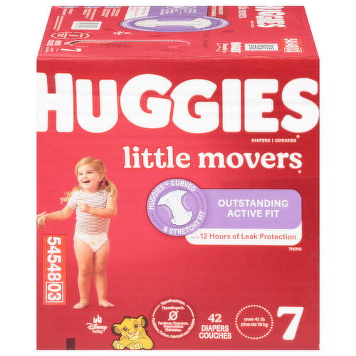 Huggies Little Movers Disney Baby 7 (Over 41 lb) Diapers (41+ lbs (19+ kg))