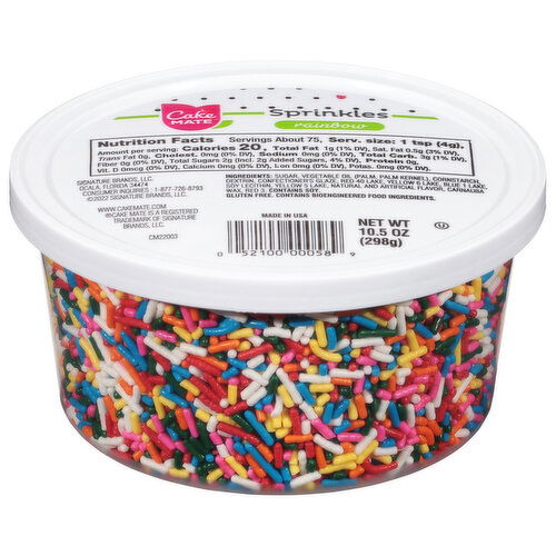 Cake Mate Sprinkles, Rainbow