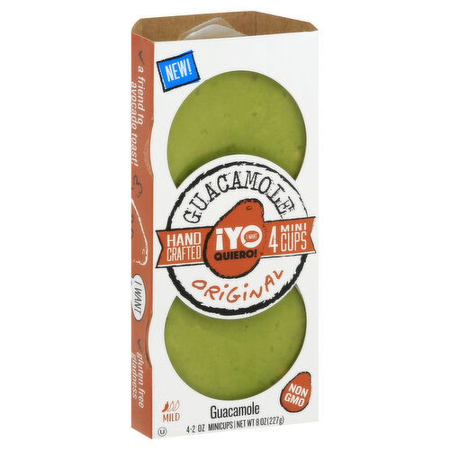 Yo Quiero! Guacamole, Original, Mild, 4 Pack