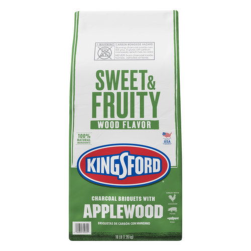 Kingsford Charcoal Briquets, with Applewood