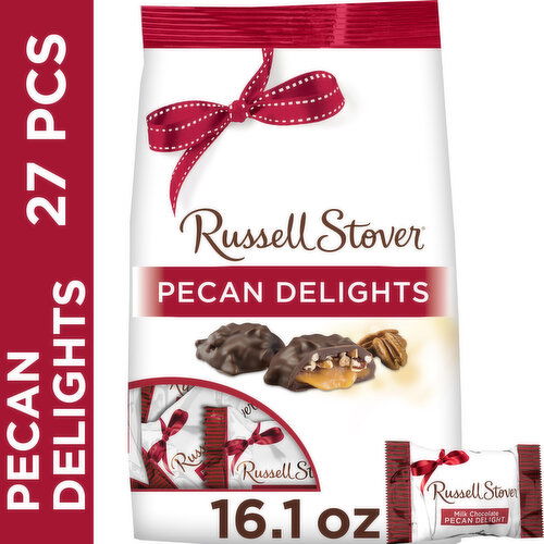 Russell Stover Milk Chocolate Pecan Delights Bag