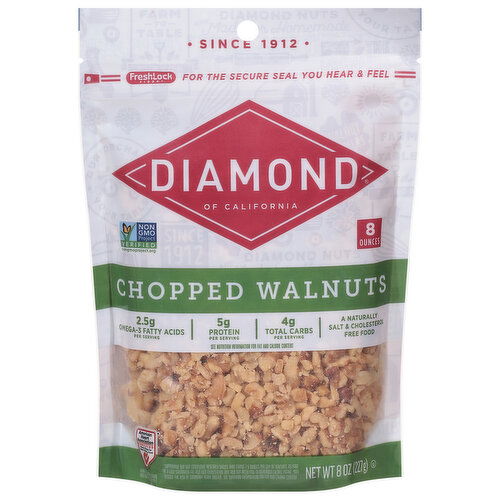 Diamond of California Walnuts, Chopped