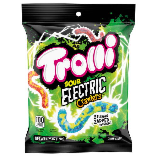 Trolli Gummi Candy, Sour Electric Crawlers