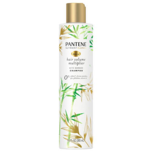 Pantene Pro-V Shampoo, Hair Volume Multiplier, Nutrient Blends