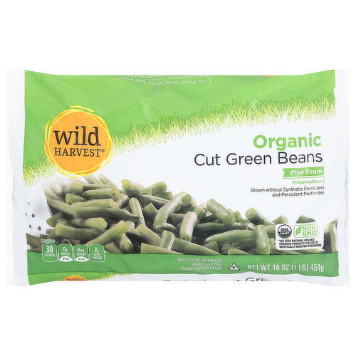 Wild Harvest Organic Green Beans, Cut