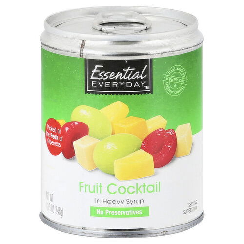 Essential Everyday Fruit Cocktail, In Heavy Syrup