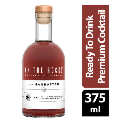 On The Rocks Basil Hayden Manhattan