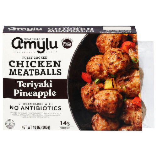 Amylu Chicken Meatballs, Teriyaki Pineaaple