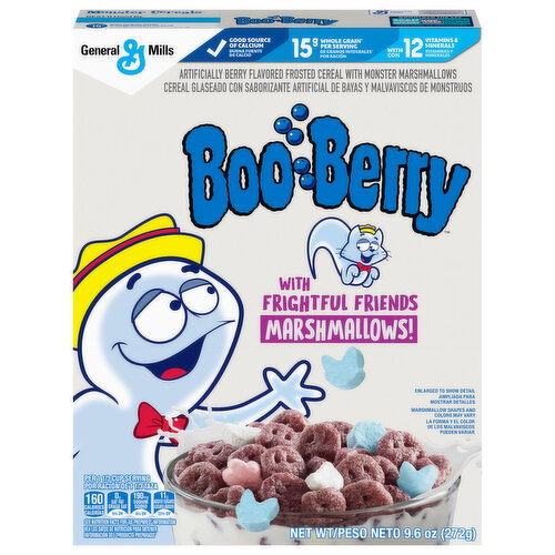 Boo Berry Frosted Berry Cereal