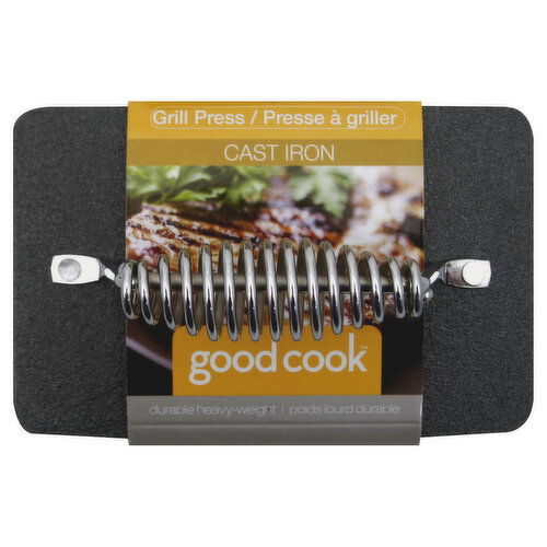 Good Cook Grill Press, Cast Iron