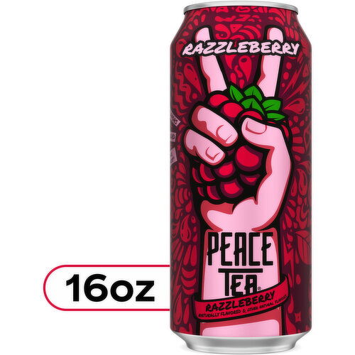 Peace Tea Razzleberry, Iced Tea With Natural Raspberry Flavor
