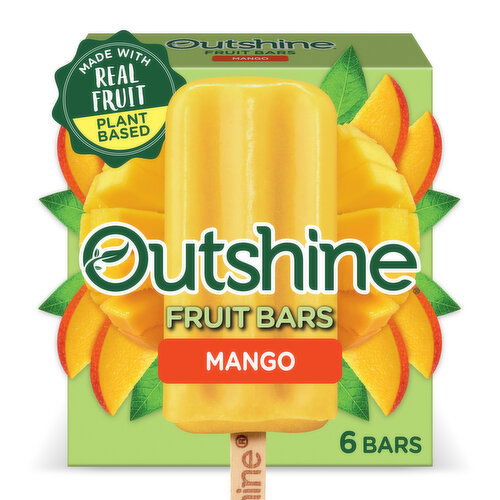 Outshine Outshine Mango Frozen Fruit Bars, 6 Count