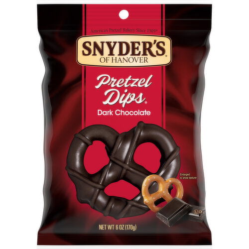Snyder's of HanoverĀ® Dark Chocolate Covered Pretzels