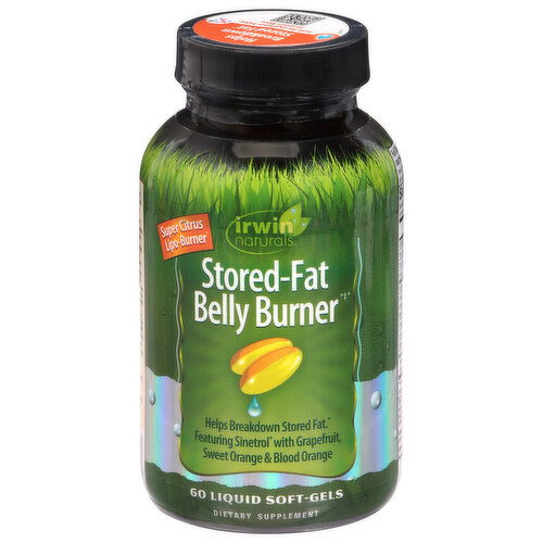 Irwin Naturals Stored-Fat Liquid Soft-Gels Grapefruit Sweet Orange & Blood Orange Belly Burner