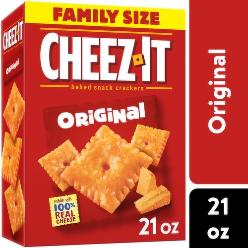 Cheez-It Cheese Crackers, Original, Family Size