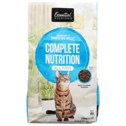 Essential Everyday Cat Food, Premium, Complete Nutrition, All Ages