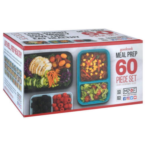 Goodcook Meal Prep Set, 60 Piece