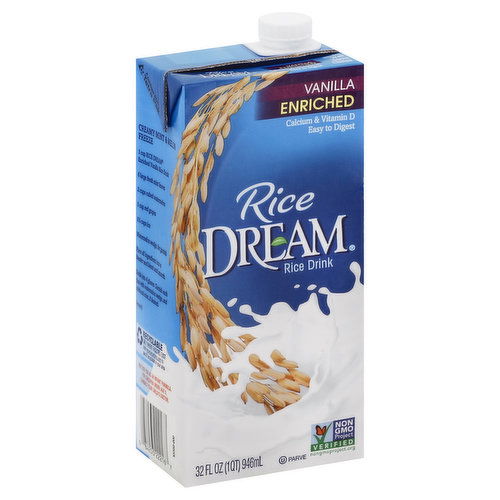 Rice Dream Rice Drink, Vanilla Enriched