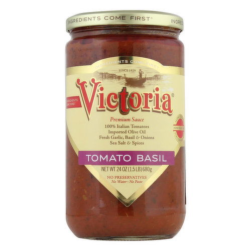 Victoria Tomato Basil Sauce