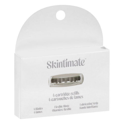 Skintimate Cartridge Refills, 4 Blades