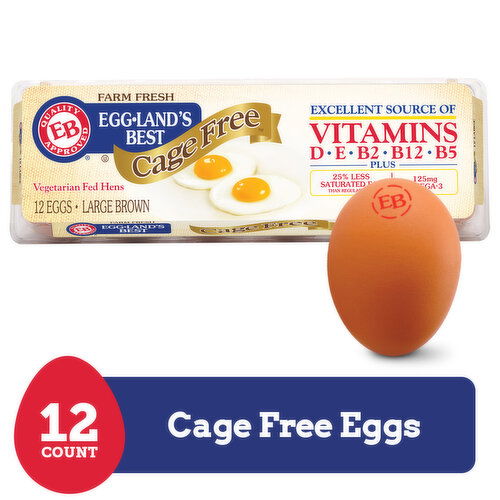 Eggland's Best Cage Free Large Brown Eggs