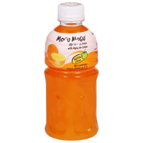 Mogu Mogu Juice, with Nata de Coco, Orange