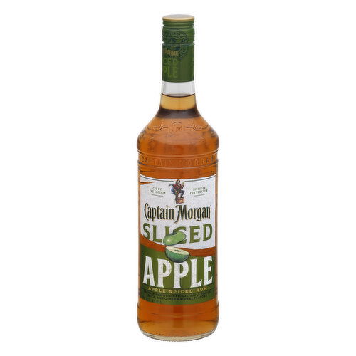 Captain Morgan Rum, Apple Spiced, Sliced Apple