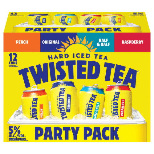 Twisted Tea Assorted Hard Iced Tea Party Pack