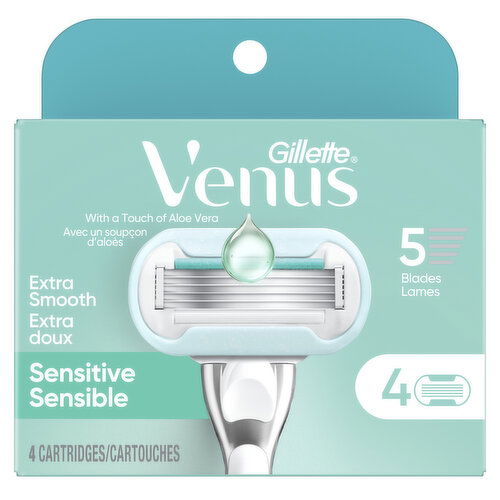 Venus Deluxe Smooth Sensitive Women's Razor Blade Refills