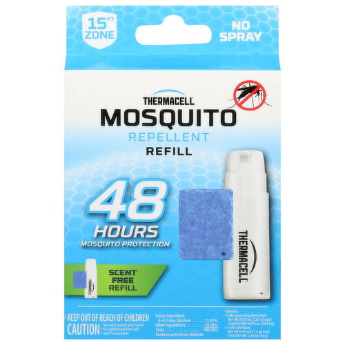 Thermacell 15 ft Zone Scent Free Mosquito Repellent Refill
