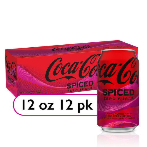 Coca-Cola Zero Sugar Coca-Cola Zero Sugar Spiced Fridge Pack Cans, 12 fl oz, 12 Ct