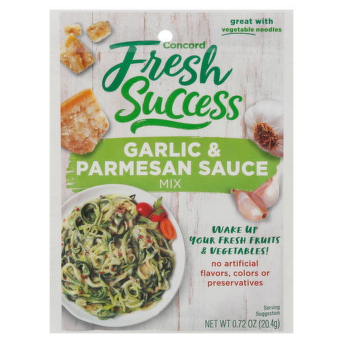 Concord Fresh Success Garlic & Parmesan Sauce Mix